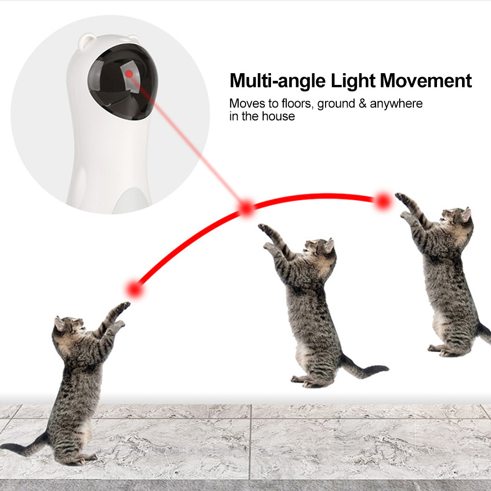🐱Automatic Laser Cat Toy – Smart Interactive Playmate