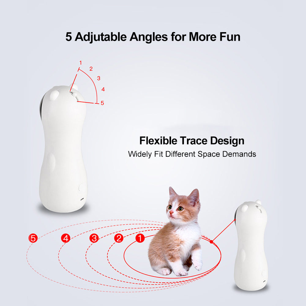 🐱Automatic Laser Cat Toy – Smart Interactive Playmate