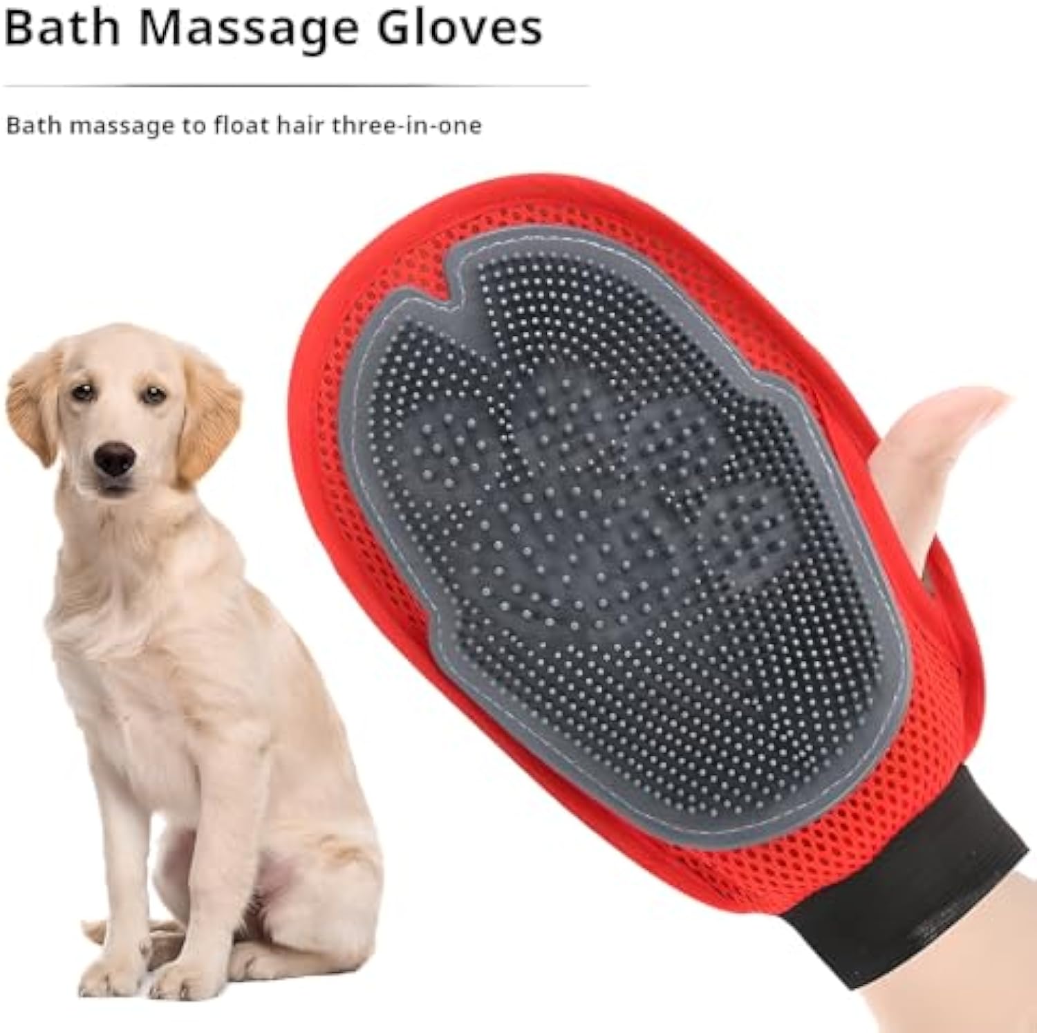🐾 Pet Bathing & Grooming Glove (Hair Remover Mitt)