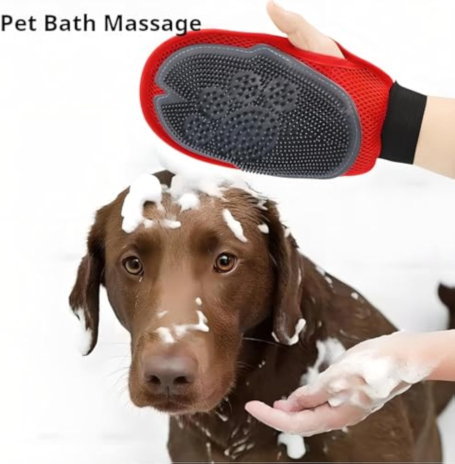 🐾 Pet Bathing & Grooming Glove (Hair Remover Mitt)