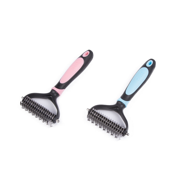 🪮Long-Haired Pet Unwinding Comb – Gentle Detangling & Deep Cleaning Tool