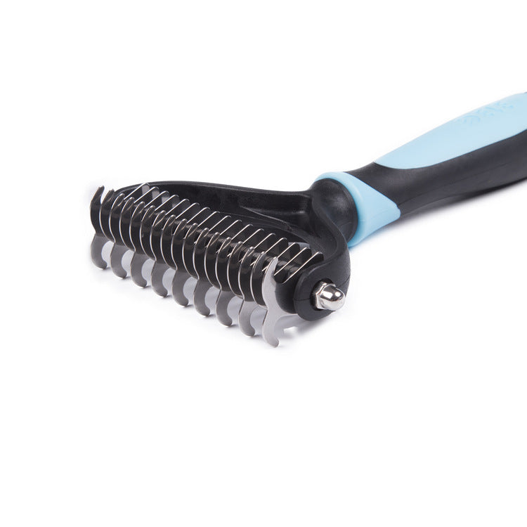 🪮Long-Haired Pet Unwinding Comb – Gentle Detangling & Deep Cleaning Tool